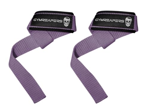 Gymreapers Lifting Wrist Straps for Weightlifting, Bodybuilding, Powerlifting, Strength Training, & Deadlifts - Padded Neoprene with 18' Cotton