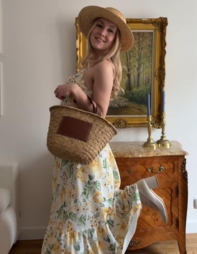 Image of GRACE KARIN Womens Summer Floral Maxi Dresses 2026 Long Flowy Boho Dress Beach Vacation Sundresses Casual Clothes with Pocket