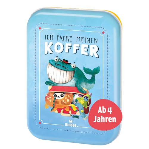 Ich packe meinen Koffer | Der Spieleklassiker für Kinder ab 4 Jahren| Kinderbeschäftigung | Kartenset