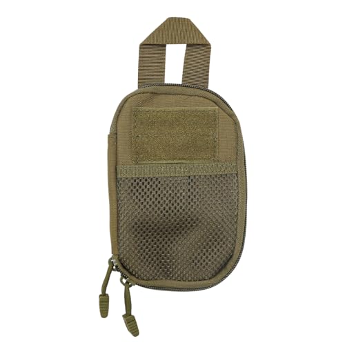 ZONADAH Molle Pouch EDC Pocket Organizer Pouch Small Utility Waist Pouch Pack Pocket for Phone Outdoor Sport Bag Army Green