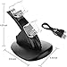 immagine 3ICQUANZX Stazione di Ricarica per Controller PS4, Caricabatterie per Controller PS4 per Controller Sony Playstation 4 PS4 / PS4 PRO / PS4 Slim