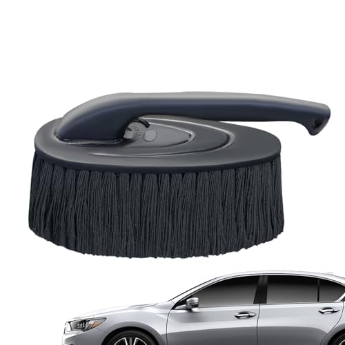 Brosse à poussière Automatique – de Nettoyage de Voiture, Balai à tête pivotante | Outil en Fibre Douce pour la Finition extérieure, l'utilisation de Voyage, kit de Nettoyage de véhicule