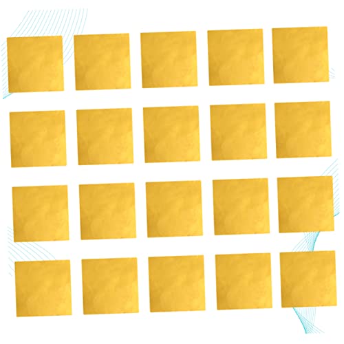 ULDIGI 150pcs Gold Shiny Paper Sticker Glitter Cardstock for Decor Art Crafts