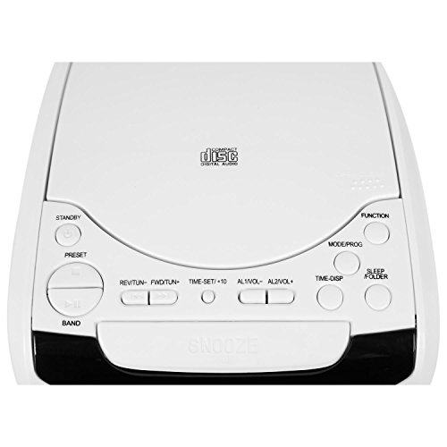 AUNA Dreamee - Radio Orologio, Riproduttore CD