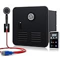 RV Tankless Water Heater, 61,000 BTU On Demand Instant Propane Gas RV Tankless Hot Water Heater with Black Door and Remote, 3.9 GPM, 12V?Multi-Protection for RVers' Everyday Use