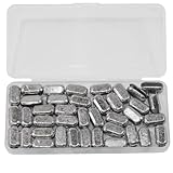 Fishing Cast Net Easy Installation Lead Sinkers 0.35oz / 10g Throw Net Sinkers Add Weights Kit for Casting Net Sinker for Freshwater Saltwater 99.9% Pure Lead 41PCS