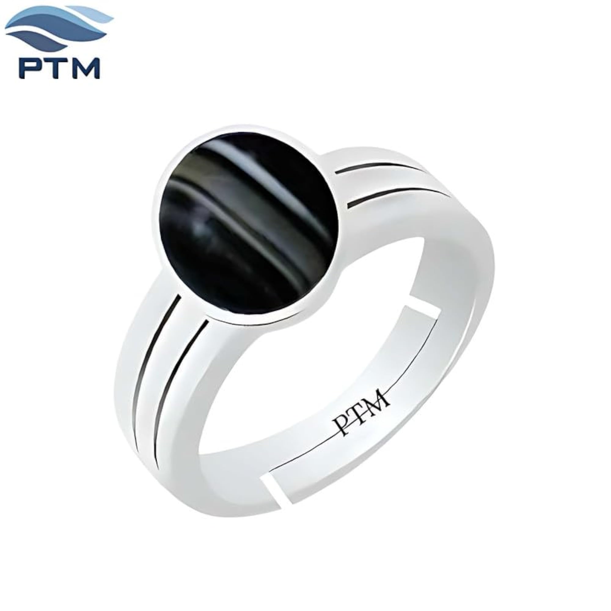 Natural Sulemani Hakik 6.25 Ratti Sterling Silver Adjustable Ring