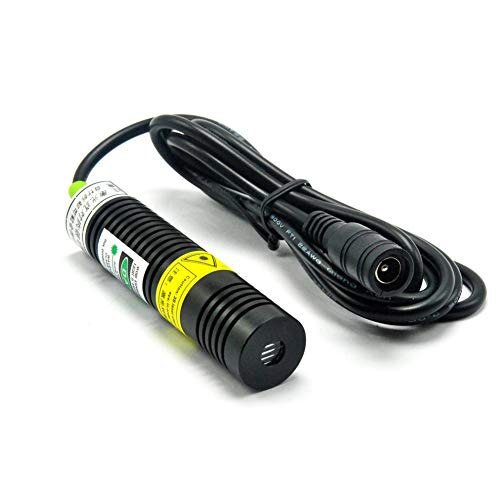 532nm Green Focus Line Positioning Laser Diode Module Locator 5V Adapter Adjustable Holder (with Adapter + Holder)