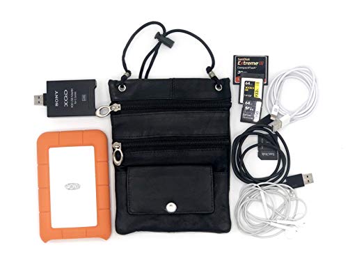 Goson Leather Purse Organizer Shoulder Bag 4 Pocket Micro Handbag Travel Wallet3