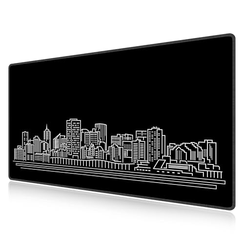 Grand tapis de souris de jeu 110x60x0,3cm noir gamer tapis de bureau large étendu XXXL
