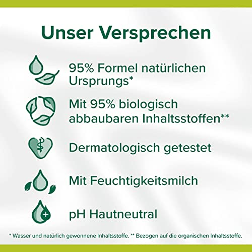 Palmolive Duschgel Naturals Kokosnuss & Milch 6x250ml - Cremedusche mit Feuchtigkeitsmilch und Kokos-Duft