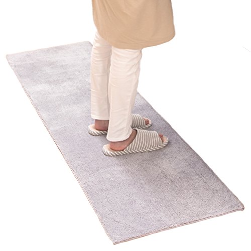 オカ 乾度良好Dナチュレ ロングマット グレー 約50cm×180cm