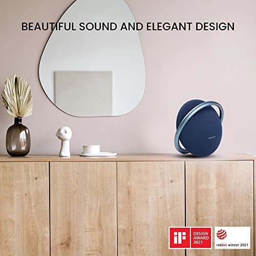 Image of Harman Kardon Onyx Studio 7, Portable Wireless Bluetooth Speaker, Award Winning Elegant Design (Blue)