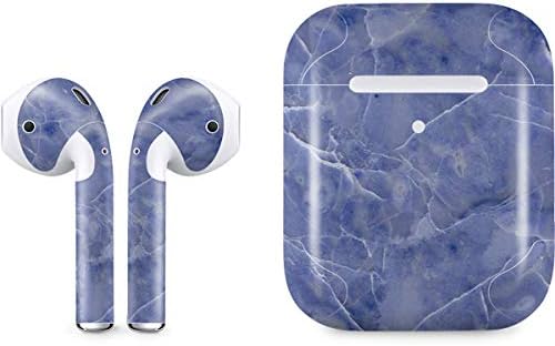 Skinit Decal Audio Skin Compatible with Apple AirPods 2 - Ocean Blue Marble Design