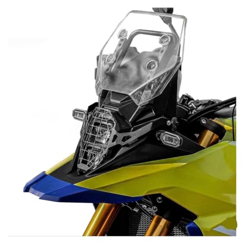 Couvercle de protection de calandre de phare pour V-Strom 800 DE en acier rigide - 4