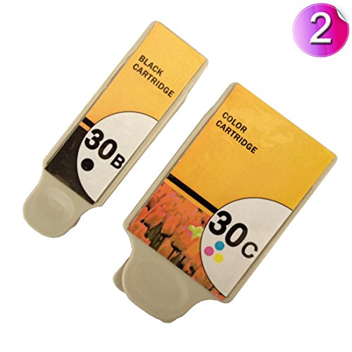 2 x cartuchos de tinta KODAK 30 C110 C310 C315 ESP KODAK ESP OFFICE 2150 HERO 5,1 compatible con: ESP C100 ESP C110 ESP C300 ESP C310 ESP C315 ESP OFFICE 2100 AIO ESP OFFICE 2150 ESP OFFICE 2170 de cartuchos de impresora