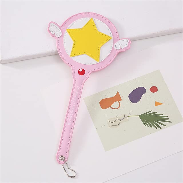 GenericKawaii Cardcaptor Sakuras Mаɡiс Wand Тоу Card Case Bus Card Holder Cerberus Princess Pink Cute Star Rod Anime Тоу (1pc from UAE)