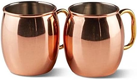 Crofton Moscow Mule 18oz Taza SetAcabado Suave2Piececon el original Moscow Mule Receta