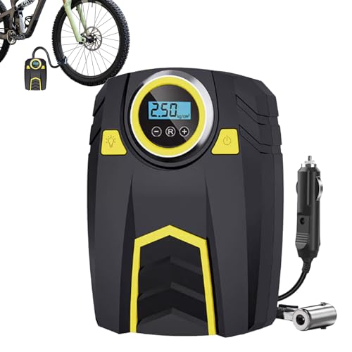 Inflador De Neumáticos, Compresor De Aire Portátil Multifunción, Dispositivo Multifunción Con Iluminación Nocturna Y 3 Niveles De Brillo Para Motos, Juguetes, Deportes Y
