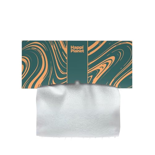 Image of Happi Planet | Reusable Kitchen Towels | Kitchen Cleaner Wipes | 20 Pulls - 2000 Times Washable | Pull Wipe Wash Reuse | Highly Absorbent, Eco-Friendly, Non-Toxic | For Oil, Tea, Ketchup & Flour Stain