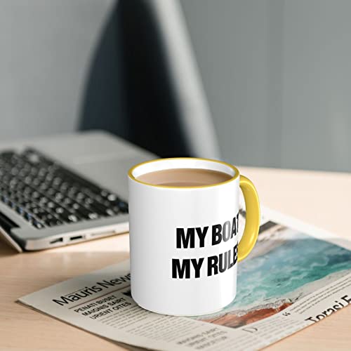 Taza de barco regalo de capitán My Boat My Rules Taza de regalo de barco regalo de barco taza de capitán taza de… - Imagen 8