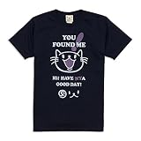 [スコーピー] 猫 Tシャツ FOUND ME メンズ レディース 半袖FOUND ME ネイビー XS