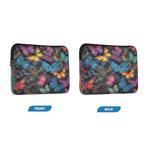 Funda para laptop 13-14 pulgadas impermeable mariposas miniatura 2