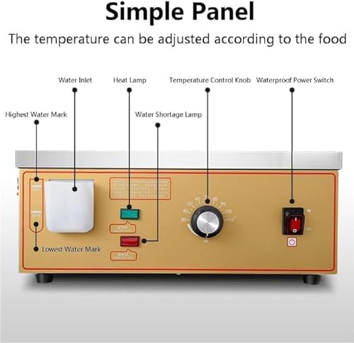 Commercial Electric Steamed Bun Machine, 2-Hole Steamer with Precise Temperature Control & Independent Water Supply for Perfect Buns & Dumplings, Ideal for Restaurants
