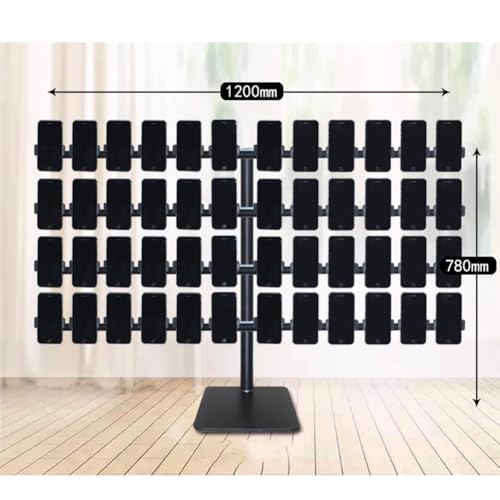 Soporte ajustable para teléfono – Soporte de carga para múltiples teléfonos para escritorio, visualización manos libres, ideal para oficina en casa y grabación de video