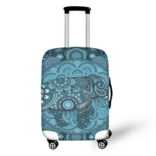 Couvre bagage éléphant bleu pour vos vacances et longs voyages