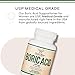 Boric Acid Suppositories (600mg Vaginal Suppository, 60 Count) Supports Vaginal pH Balance, Odor Control (USP Medical Grade Fine Powder, Easy Dissolve, Third Party Tested) by Double Wood