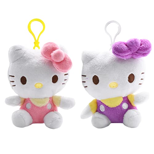 Porte-Clés Mignon Pelucheux Hello kitty Porte-Clés Porte-Clés Doux Moelleux birthday decorations cake decorations party decorations