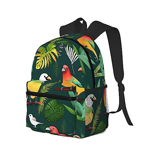 Sac à dos ordinateur portable et sac décontracté à feuilles de palmier