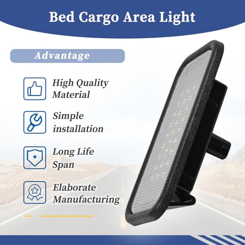 Luz LED para zona de carga de camioneta 12V blanca 2pcs miniatura 5