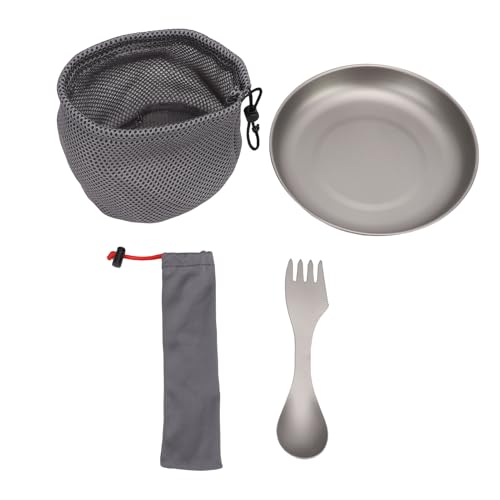 Fourchette et cuillère de camping légères Irfora pour pique-nique et repas en sac à dos