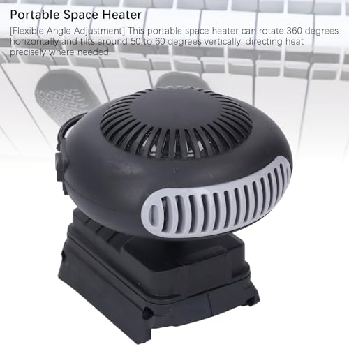 Radiateur portable angle réglable à 2 températures pour chauffage ciblé