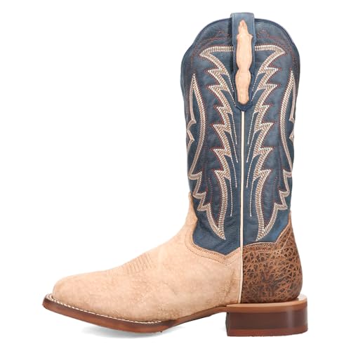 Dan Post Men's Tuco Carpincho Embroidered Square Toe Pull on Western Boot3