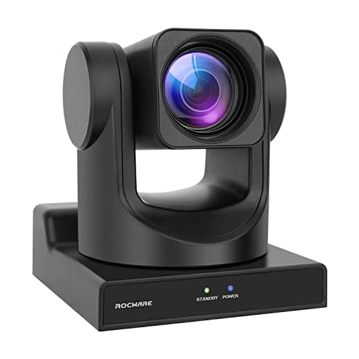 ROCWARE Câmera USB 3.0 HD, interface de velocidade ultra-alta USB3.0, compatível com USB 2.0, USB 3.0, HDMI, rede pode ser emitida ao mesmo tempo, usada na igreja, educação, transmissão ao vivo