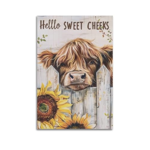 Affiches murales Highland Cow rompez la monotonie de vos murs blancs