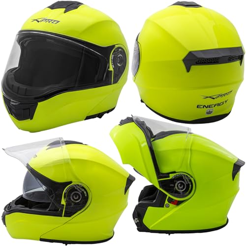 Casque transformable moto P/J avec double visière solaire intégrée S