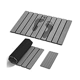 Foldable Stone Bath Mat, Super Absorbent Diatomaceous Earth MatsοΌ23.6 x 15.5 Inch Super Absorbent Quick Drying Diatomaceous Earth Mat for Bathroom, Easy to Store, Easy to Clean, Grey