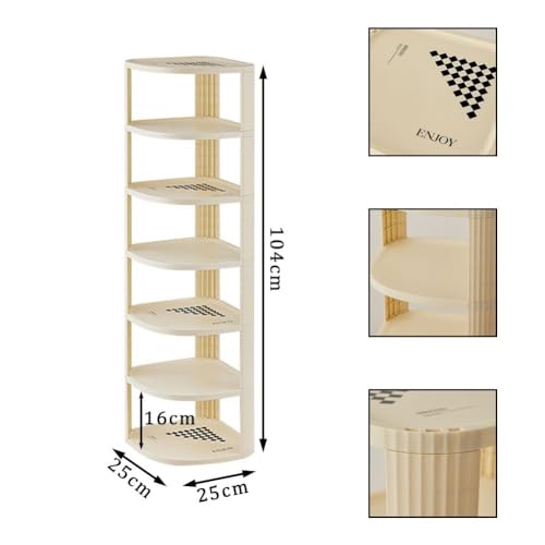 Étagère à chaussures empilable multicouche pour libérer l'espace des petits couloirs - 4