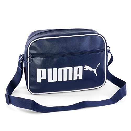 PUMA Unisex – Erwachsene Campus Reporter Messenger Bag Umhängetasche (navy)