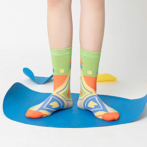 Socks with a sense of design, girls who blow bubbles, stockings, cute personality cotton socks3