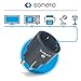 sonero ® Set mit 2300 Watt Funksteckdosen | 4 x Fernbedienungssteckdose | 1 x Fernbedienung | 1 x CR2032 Batterie, 3 V DC, anthrazit