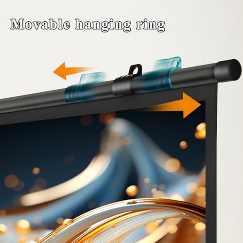 Pantalla Manual Retráctil de Proyección HD 60'' 16:9 miniatura 3