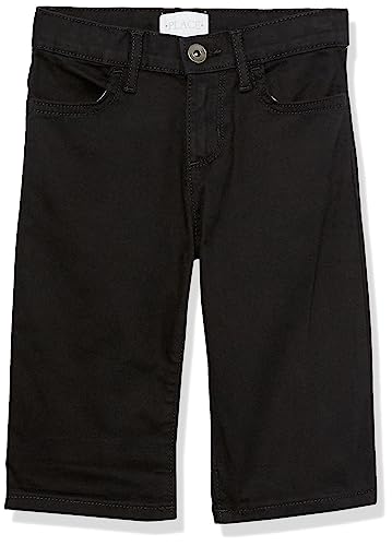 Image of The Children's Place Girls' Roll Cuff Twill Skimmer Shorts