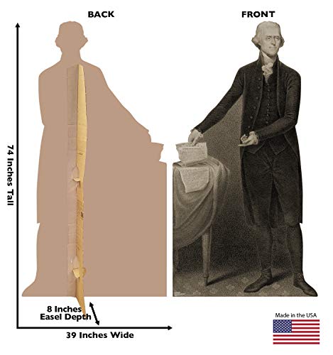 Image of Cardboard People Thomas Jefferson Life Size Cardboard Cutout Standup