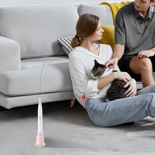 Juguetes para gatos con motor automatico de 2 modos para jardin 7