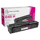 LD Compatible Canon 045H / 1244C001 High Yield Magenta Toner Cartridge for use in Color ImageCLASS MF634Cdw, MF632Cdw and LBP612cdw (2,200 Page Yield)